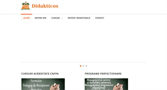 Desktop Screenshot of didakticos.ro